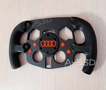 MOD F1 Formula 1 AUDI para Volante Logitech G29 y G923 de PS PlayStation Rojo