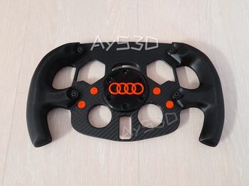 MOD F1 Formula 1 AUDI para Volante Logitech G29 y G923 de PS PlayStation Rojo