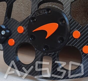 MOD F1 Formula 1 MCLAREN para Volante Logitech G29 y G923 de PS PlayStation y pc