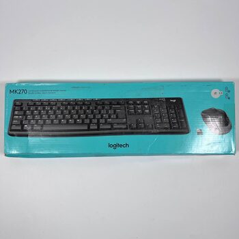 Logitech MK270 Wireless Keyboard and Mouse Combo - Black