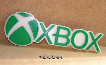 Xbox cartel letrero logotipo Consola en relieve impresion 3D