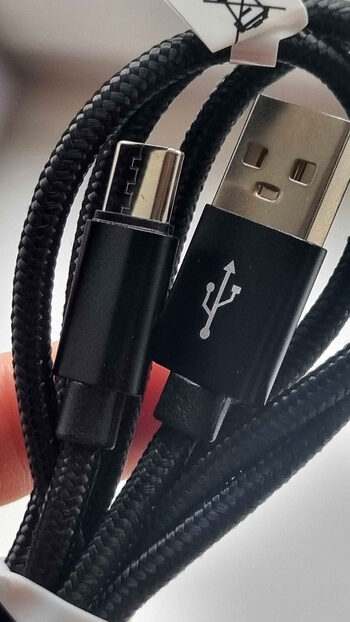 Patvarus USB-C laidas, 1 metras, Samsung, Apple, Xiaomi ir pan for sale