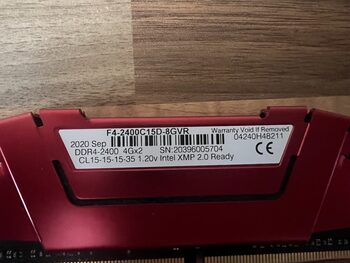 Get G.Skill Ripjaws V 8 GB (2 x 4 GB) DDR4-2400 Red / Black PC RAM