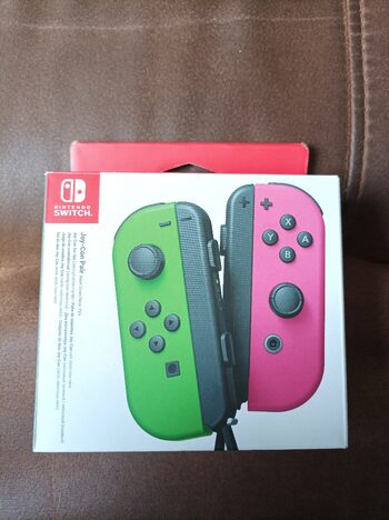 CAJA JOY-CON PAIR NEON GREEN/PINK