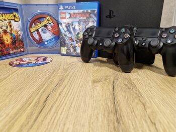 Ps4 slim 1TB +2 pultai +žaidimai for sale