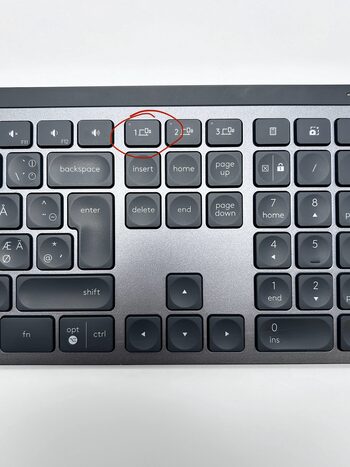 Originali Logi MX Keys Logitech Belaidė Wireless Klaviatūra