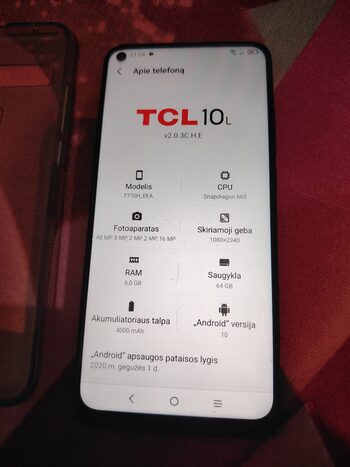 TCL 10L 64GB Mariana Blue