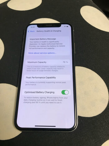 Apple iPhone X 64GB Silver