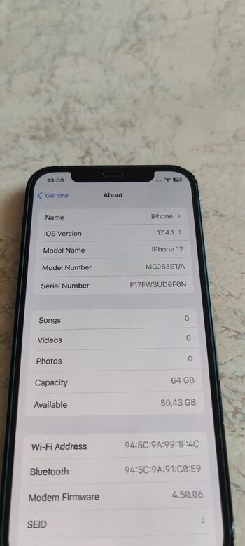 Get Apple iPhone 12 64GB Black