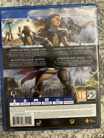 Horizon Zero Dawn PlayStation 4