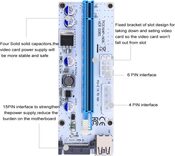 Buy Riser PCI Express Adapter PCE164P-N06/ VER-008S for Bitcoin mining mėlyna-balta
