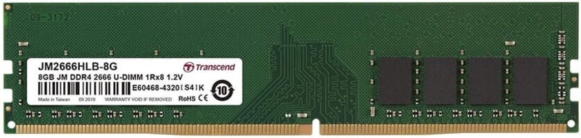 Operatyvioji atmintis (RAM) Transcend JetRam JM2666HLB-8G, DDR4 (UDIMM), 8 GB, 2666 MHz