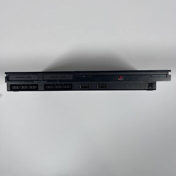 Buy PlayStation 2 Slimline, Black + Cables and a Game