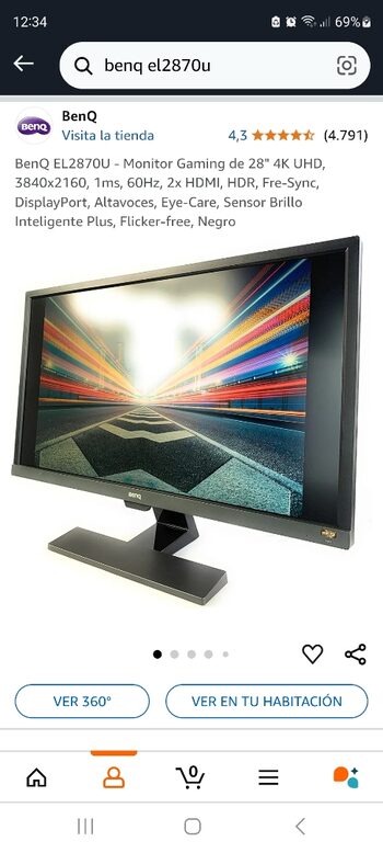 Buy Monitor BenQ el2870u 4k