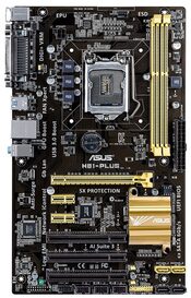 Asus H81-PLUS Intel H81 ATX DDR3 LGA1150 1 x PCI-E x16 Slots Motherboard