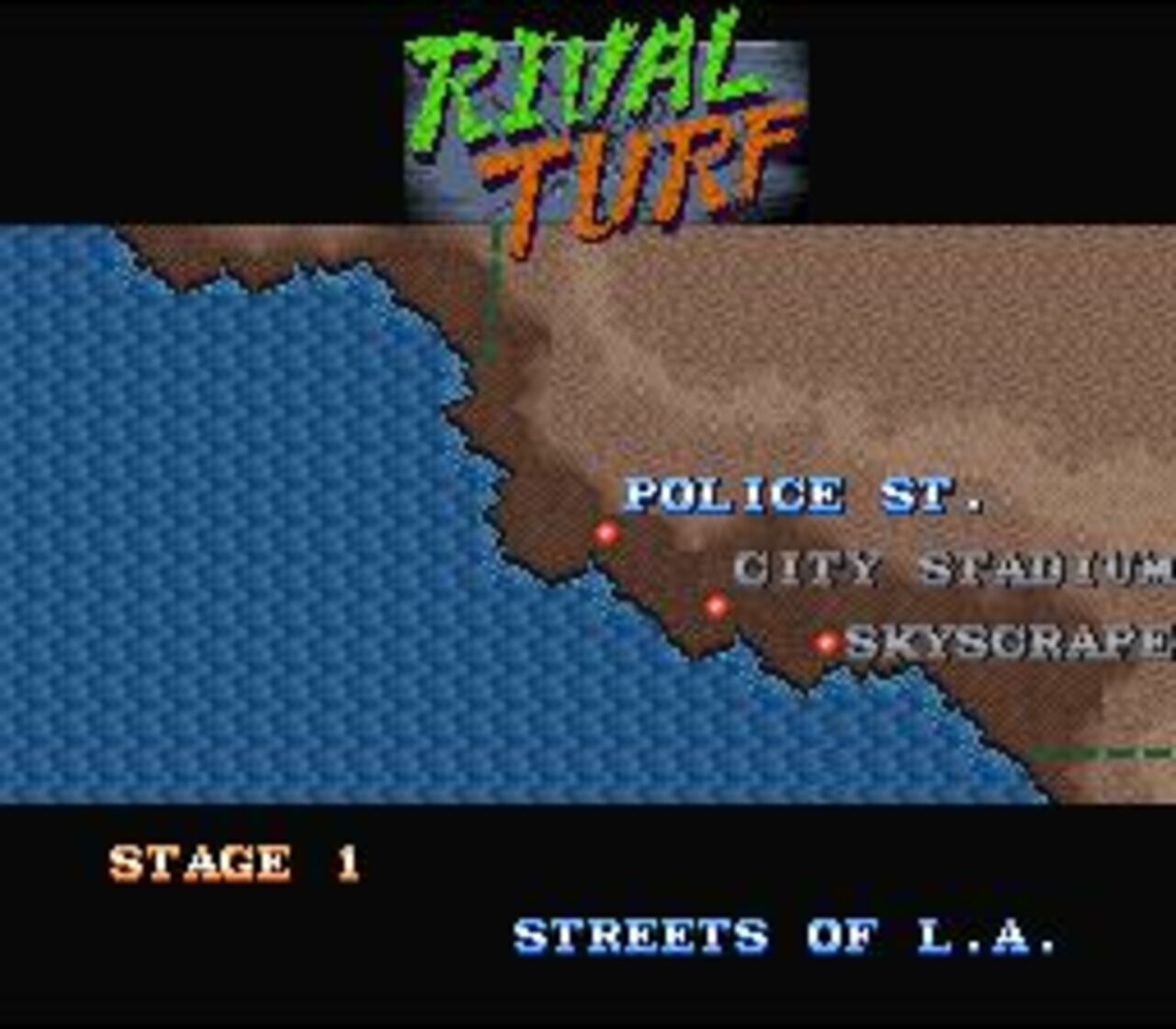 Rival Turf! (1992) SNES