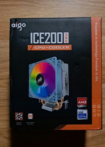 Get ICE200PRO RGB CPU AUŠINTUVAS