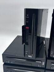 Get Originalios 6 vnt Atrištos Nintendo Wii RVL-001 Juodos Konsolės