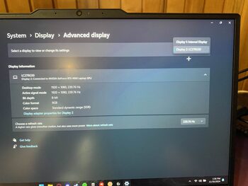 Redeem Samsung CRG5 240hz LENKTAS MONITORIUS