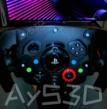 MOD F1 FRONTAL A 2 COLORES A ELEGIR para Volante Logitech G29 y G923 PlayStation