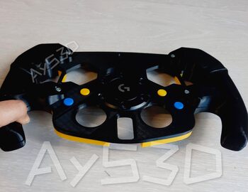 MOD F1 FRONTAL A 2 COLORES A ELEGIR para Volante Logitech G29 y G923 PlayStation