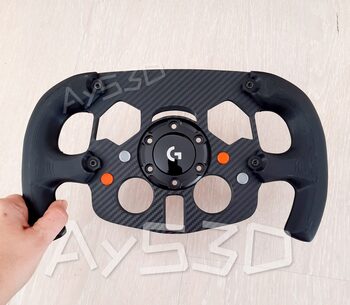 MOD F1 Formula 1 para Volante Logitech G29 y G923 de PS PlayStation y PC Bicolor