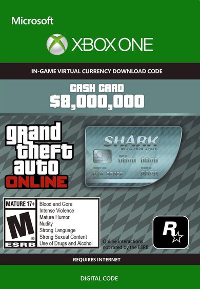 E-shop Grand Theft Auto Online: Megalodon Shark Cash Card (Xbox One) XBOX LIVE Key GLOBAL