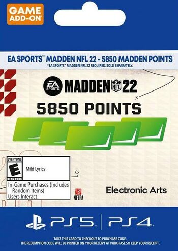 MADDEN NFL 22 - 5850 Madden Points (PS4/PS5) PSN Key UNITED STATES