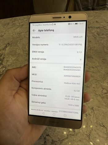 Huawei Mate 9 Champagne Gold