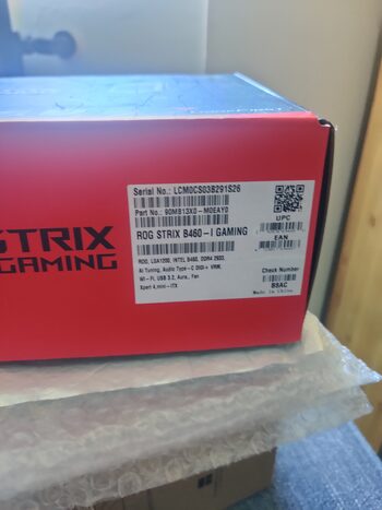 Asus ROG STRIX B460-I GAMING Intel B460 Mini ITX DDR4 LGA1200 1 x PCI-E x16 Slots Motherboard