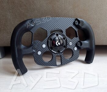 Get MOD F1 Fórmula 1 para Volante Logitech G29 y G923 de Ps PlayStation y PV Gris