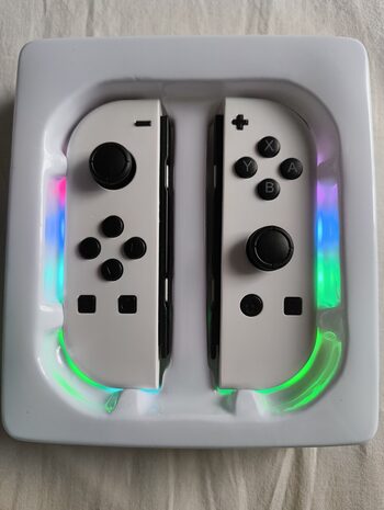 Joycons Led Blancos Nintendo Switch 