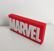 Logo Marvel 3D