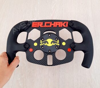 MOD F1 PERSONALIZADO con TU NOMBRE de RED BULL para Volante Logitech G29 y G923  for sale