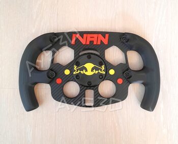 MOD F1 PERSONALIZADO con TU NOMBRE de RED BULL para Volante Logitech G29 y G923 