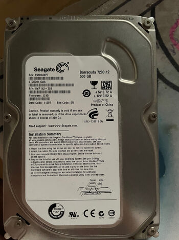 Seagate Barracuda 500 GB HDD Storage