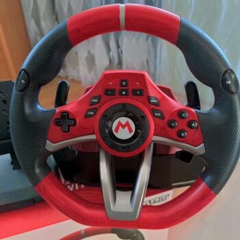 Get Hori vairas su pedalais Mario Kart Racing Wheel Pro Deluxe 