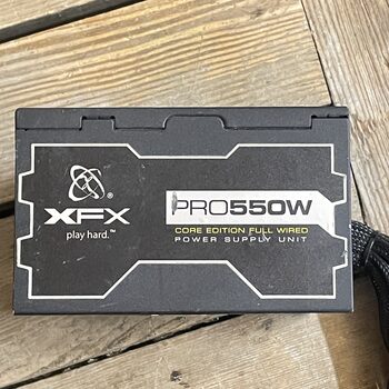 XFX XPS-550W-SEW 550W 80 Plus Bronze CPU 2x8 pin PSU Maitinimo blokas