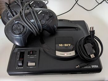 Sega Mega Drive 16bit + 2 Mandos + Cableado Original Todo