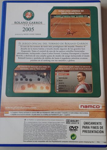 Buy Roland Garros 2005: Powered by Smash Court Tennis PlayStation 2