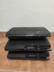 PlayStation 3 Slim, super slim. 3 vnt. su defektais, be HDD