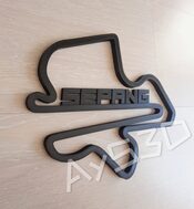 CIRCUITO SEPANG decorativo de pared para zona gamer de Formula 1 F1 Moto GP