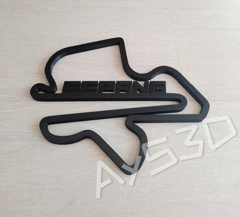 CIRCUITO SEPANG decorativo de pared para zona gamer de Formula 1 F1 Moto GP