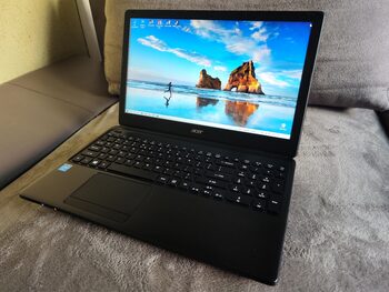 Acer Intel 15,6"/8gb/naujas SSD/w10/puiki baterija