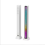 Music Levels Rgb Light 32 Led Bar Black battery Powered