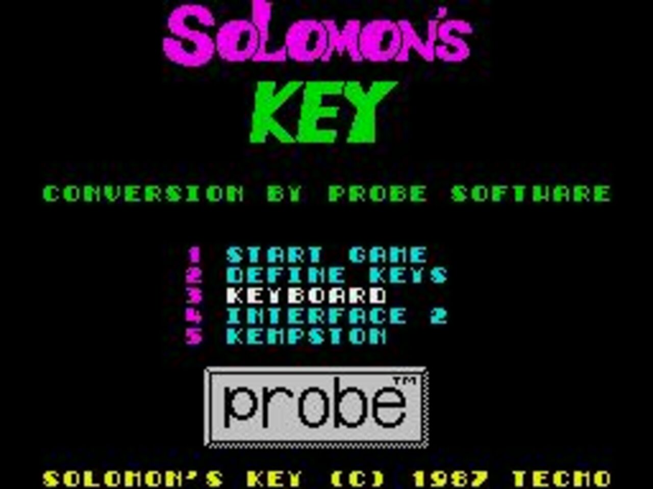 Solomon's Key (1986) NES