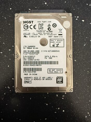 HGST 1 TB HDD Storage