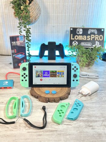  Nintendo Switch V2 con protector de pantalla