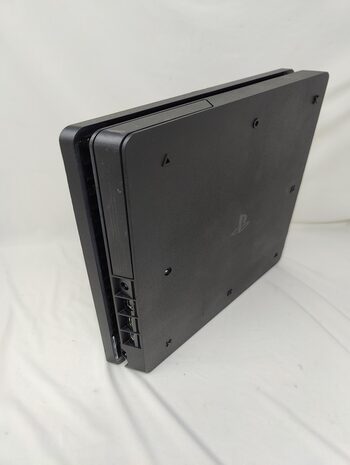 PS4 atrištas PlayStation 4 Slim, Black, 1TB HEN 9.00 du pultai su žaidimais for sale