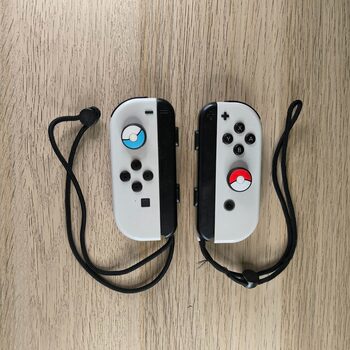 OFERTA - Pack Joy Con Blancos Oled Oficiales + Correas